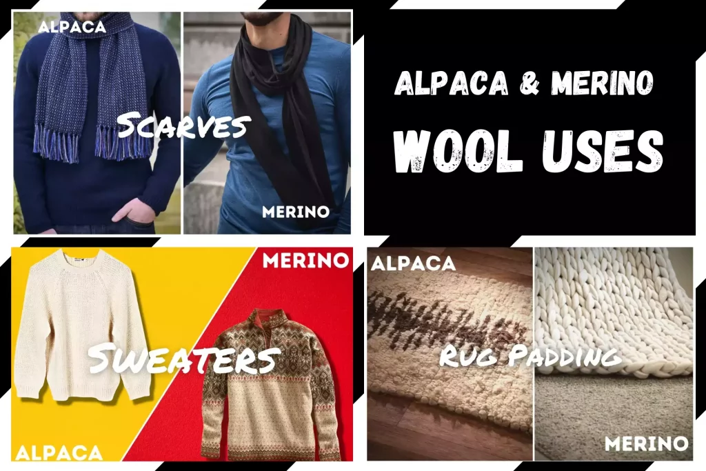Alpaca & Merino Wool Uses