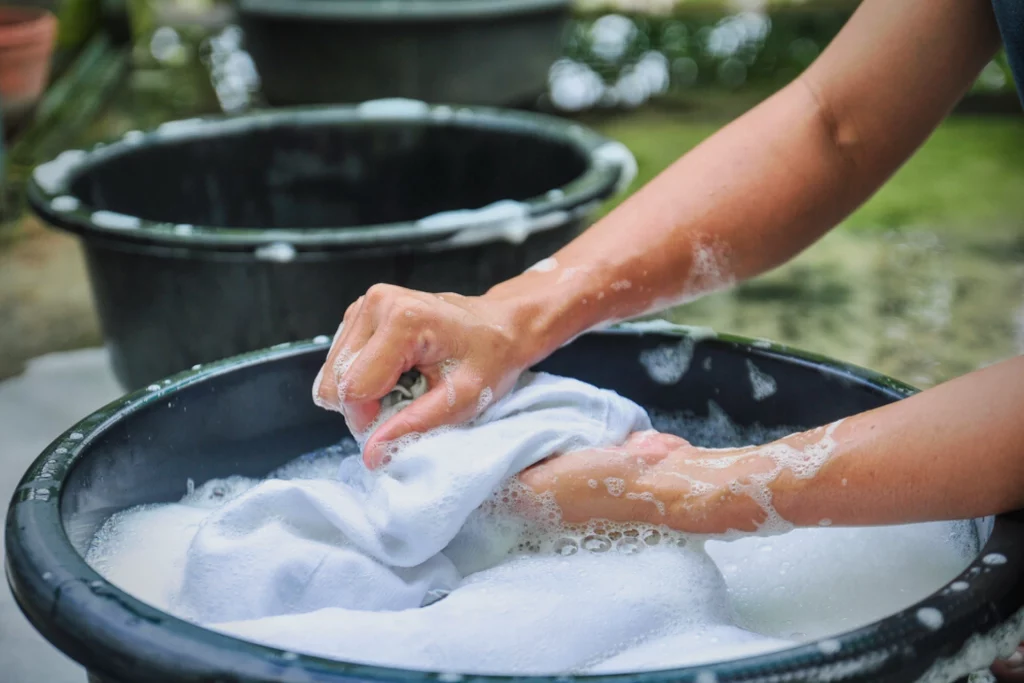 hand washing merino wool