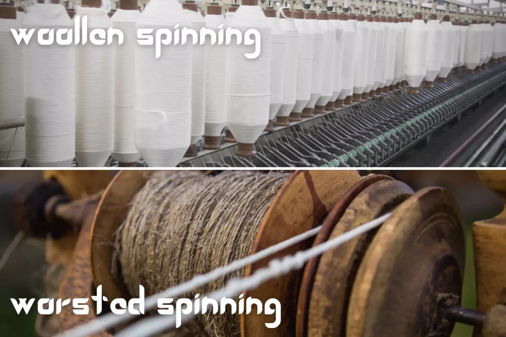 Types of Merino Wool Yarn Based on Spinning Process