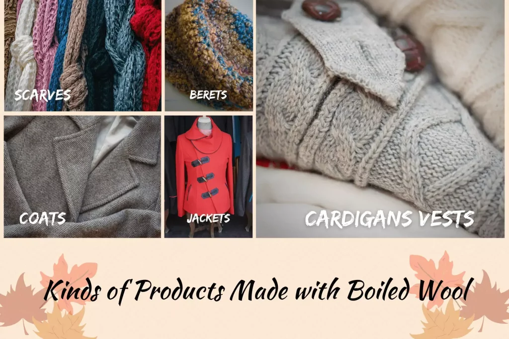 Products Made Using Boiled Merino Wool