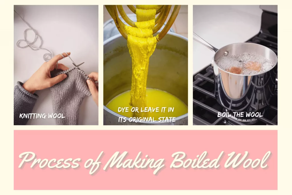 Making Process of Boiled Merino Fabric