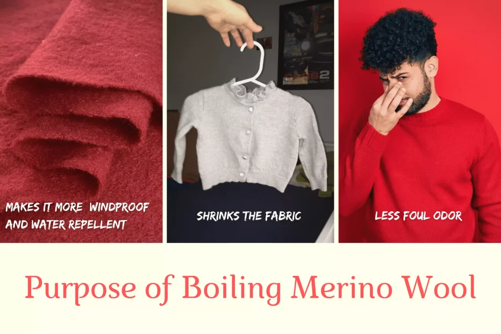 Purposes of Boiled Merino Wool