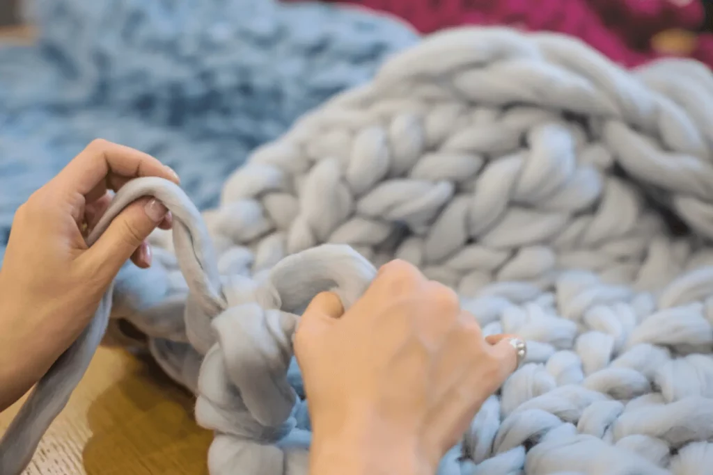 Bind off the Blanket