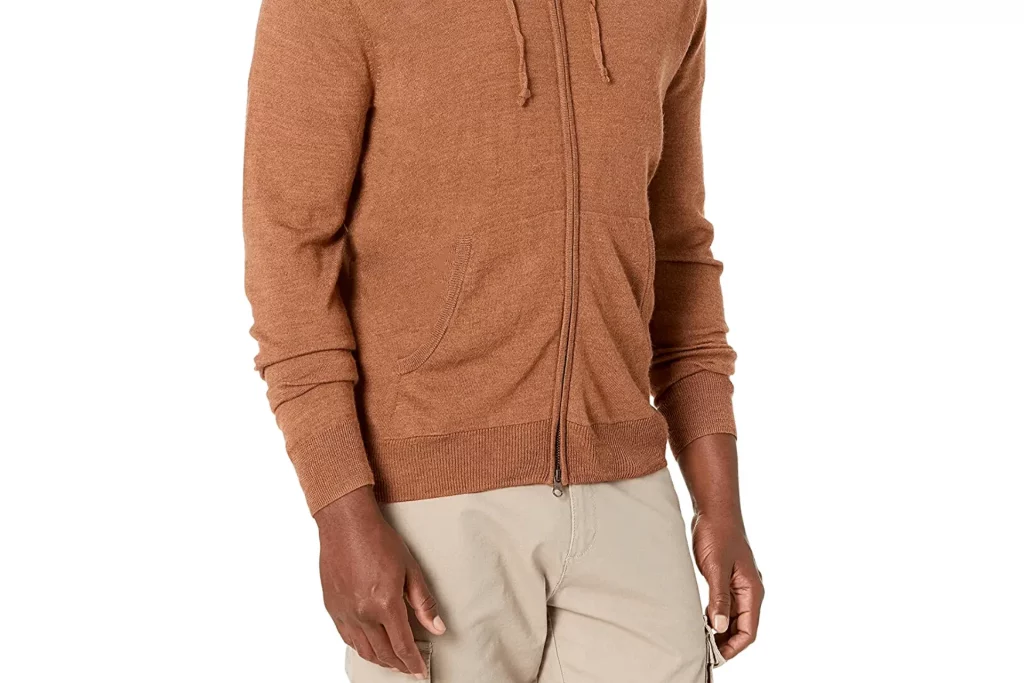 Men's Lightweight Merino Fullzip Hoodie Sweater