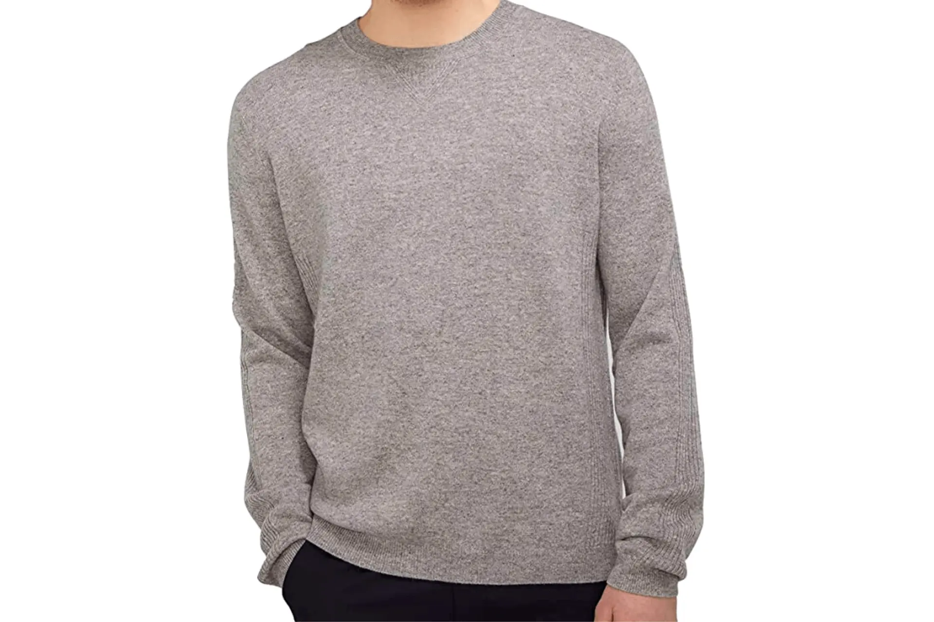 State Cashmere Essential Crewneck Sweater Knitted Base Layer for Men