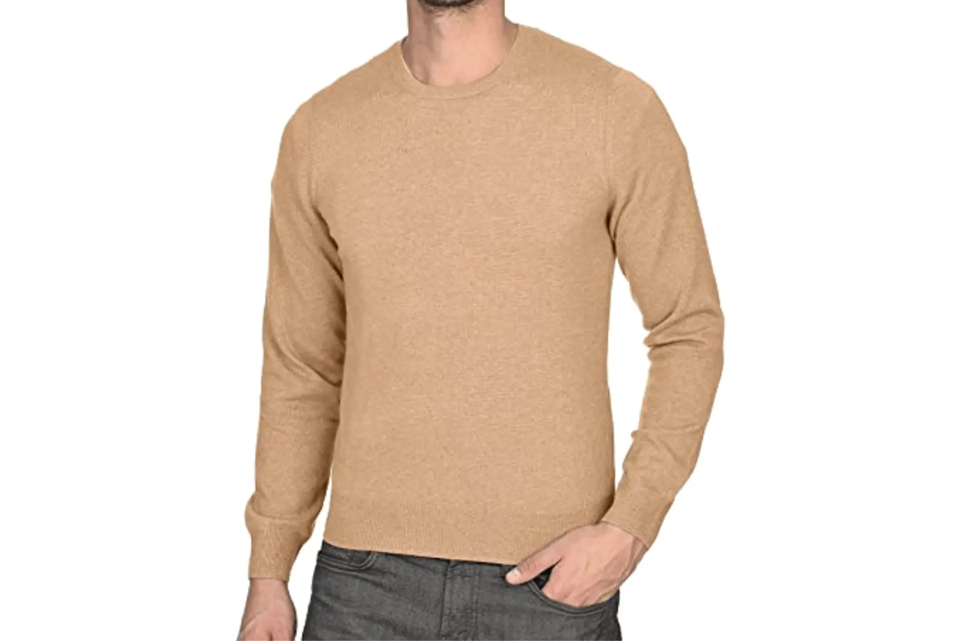 State Cashmere Men's Essential Crewneck Sweater