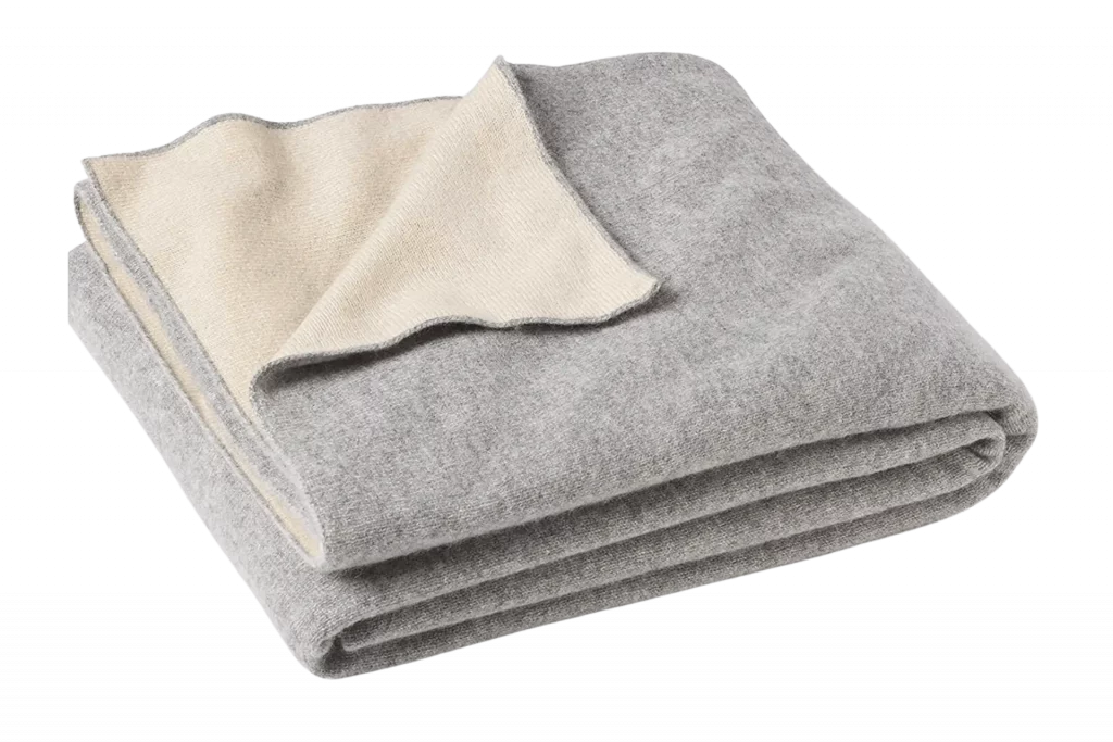 Material Pure, Sustainable Mongolian Cashmere Color BeigeHeather Grey Brand State Cashmere Style Modern Blanket Form Throw Blanket Age Range Adult