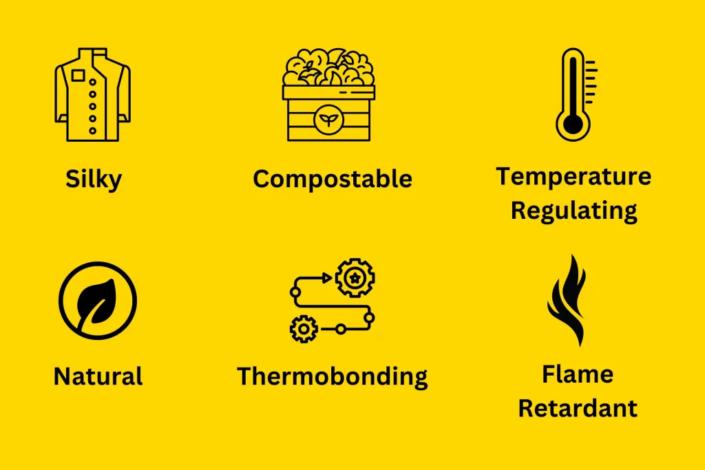 Applications of Qmilch Fibers