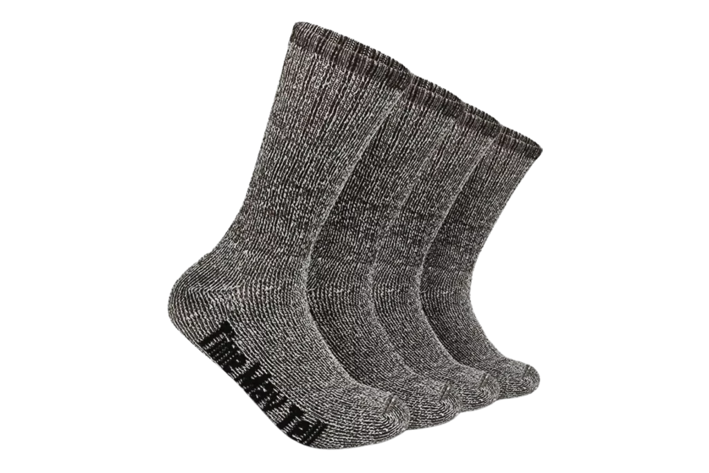 Time May Tell Men's Merino Wool Hiking Cushion Socks