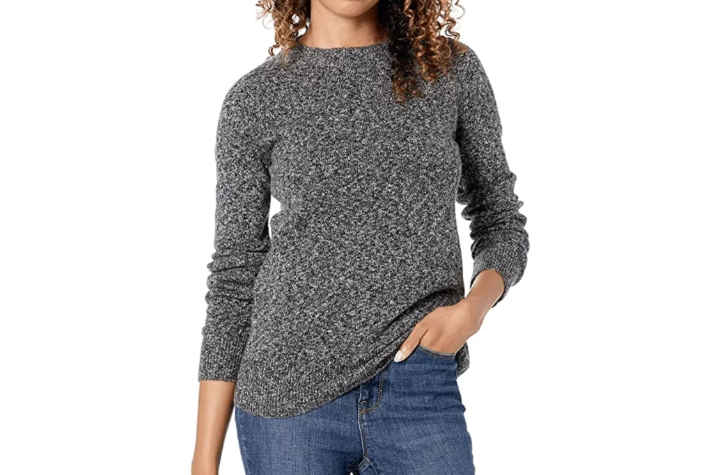 Amazon Essentials Women’s Classic-Fit Soft-Touch Long-Sleeve Crewneck Sweater