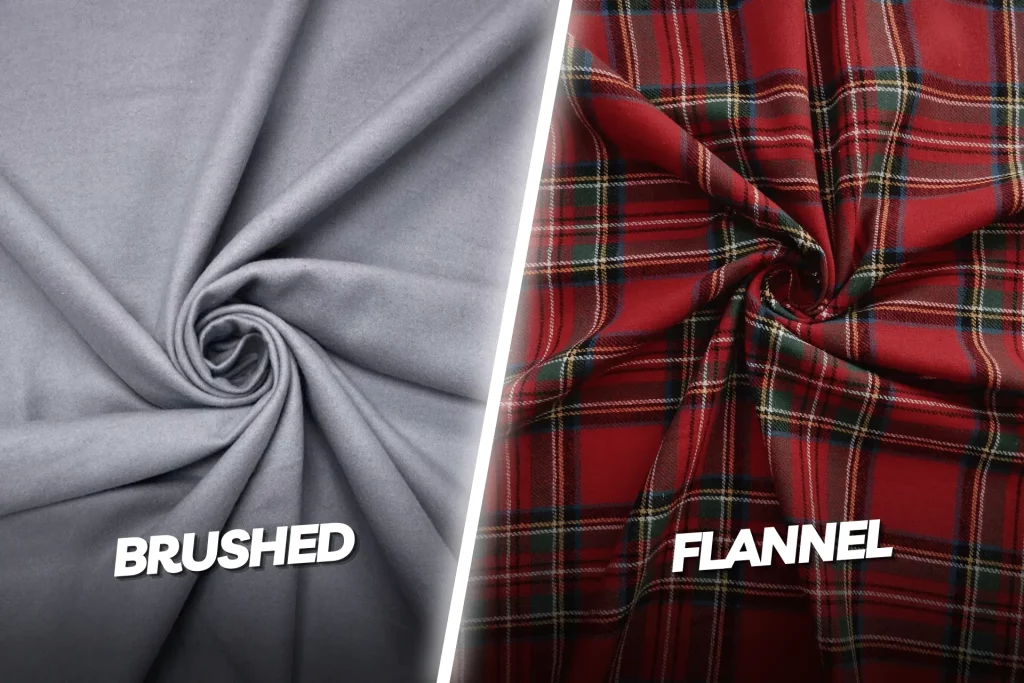 Brushed Cotton vs. Flannel