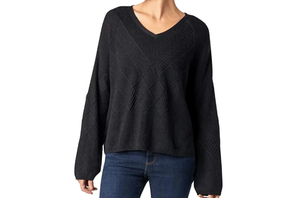 Smart Wool Women’s Shadow Pine Cable V-Neck Sweater