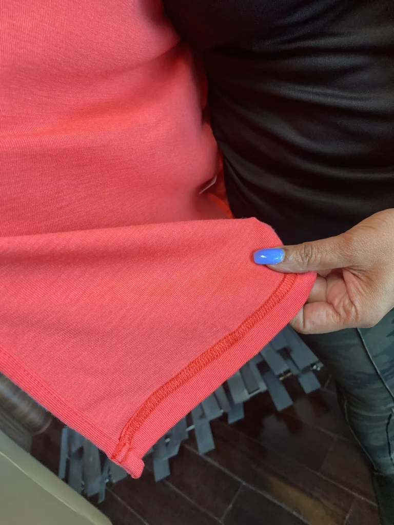 Women's Mini Fold Sweater Design & Material