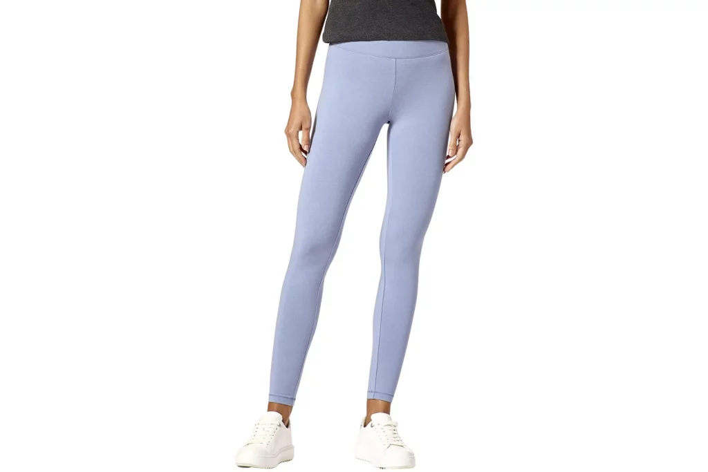 HUE Cotton Ultra Leggings for Women with Wide Waistband