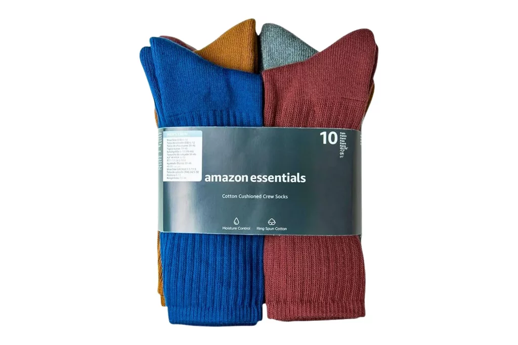 Amazon Essentials Men's Comfort Blend Crew Socks - The Perfect Blend of Comfort and Durability
