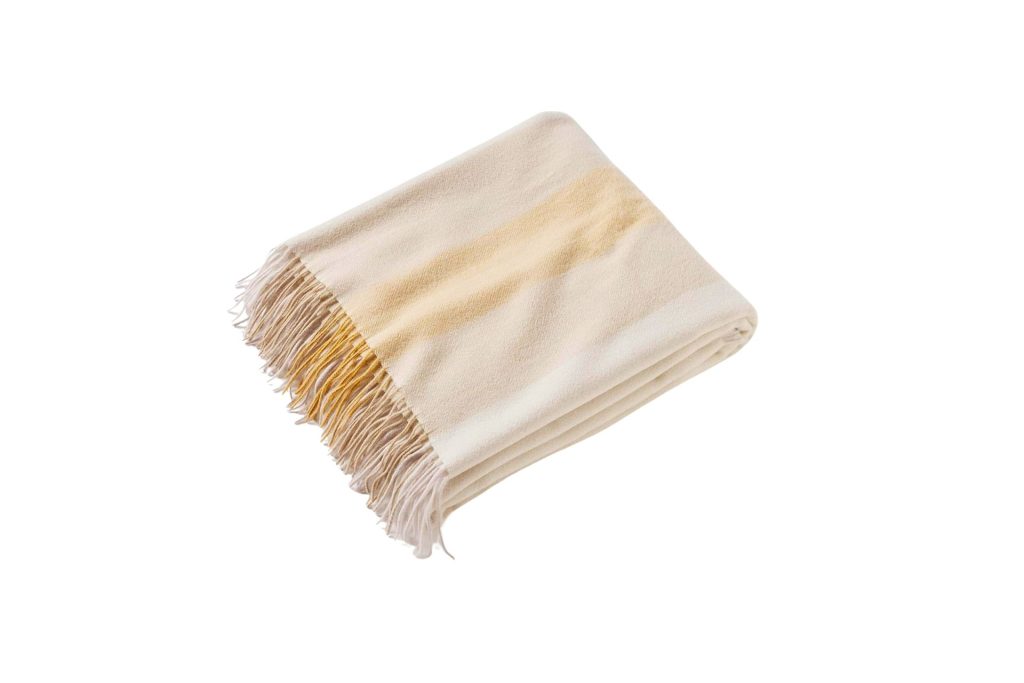 State Cashmere Multicolored Throw Blanket with Decorative Fringe