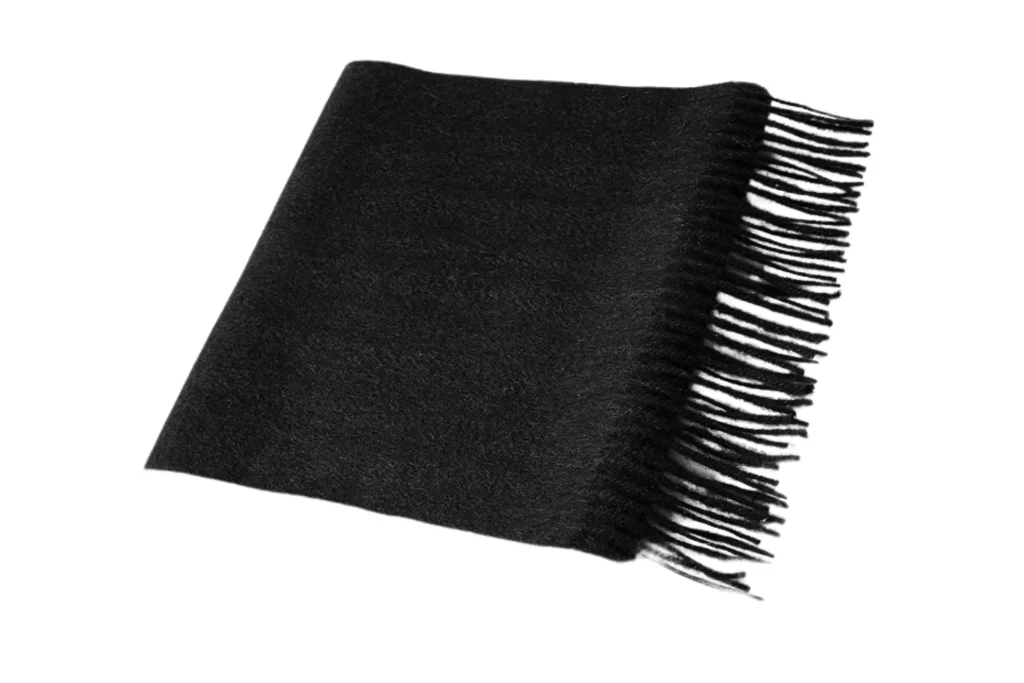 Villand Elysian 100% Cashmere Bliss Scarf - Fringed Edges Luxe Wrap